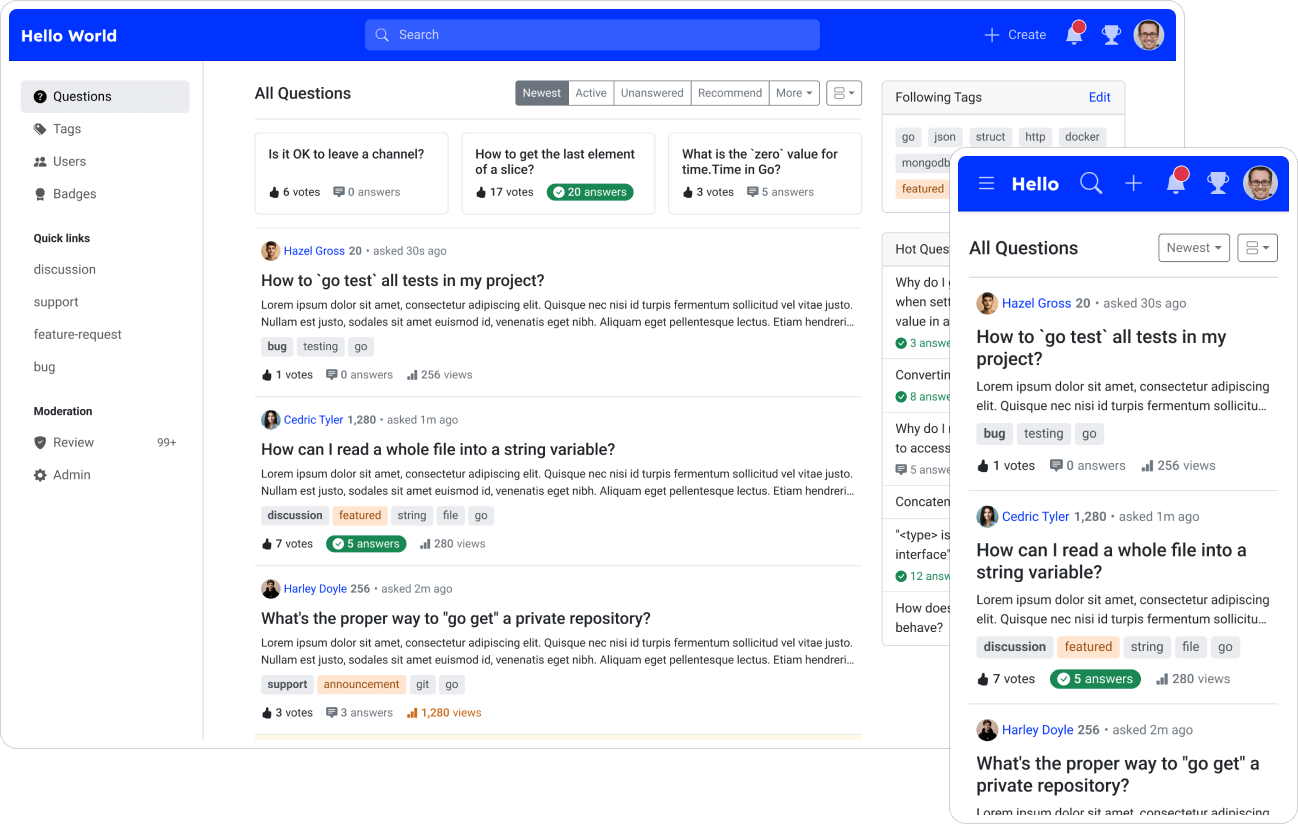 Apache Answer screenshot