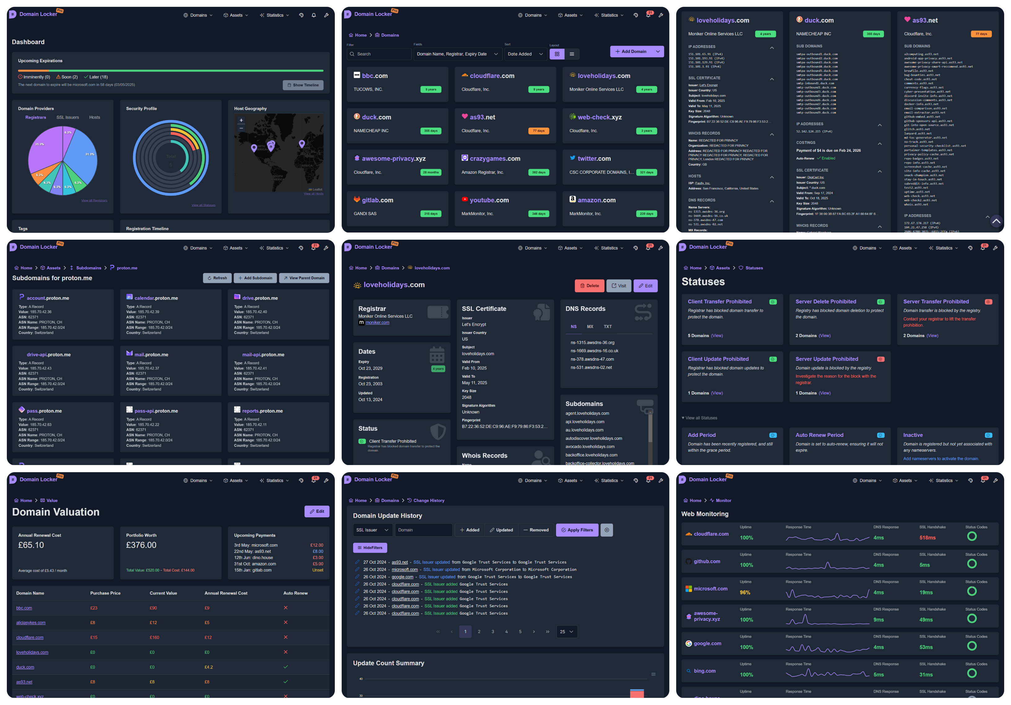 Domain Locker screenshot