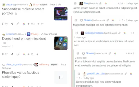 Lemmy screenshot