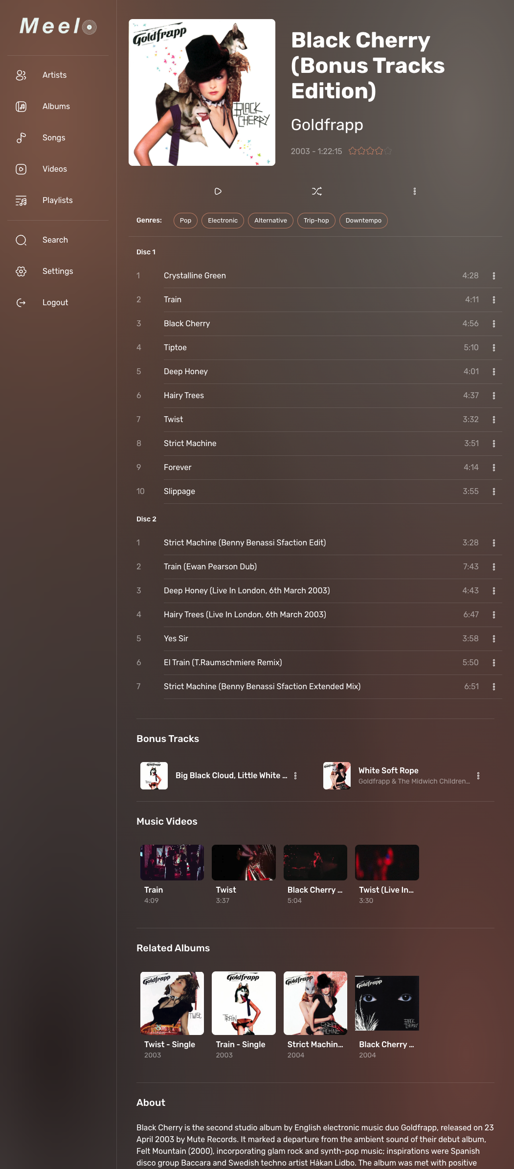 Meelo screenshot