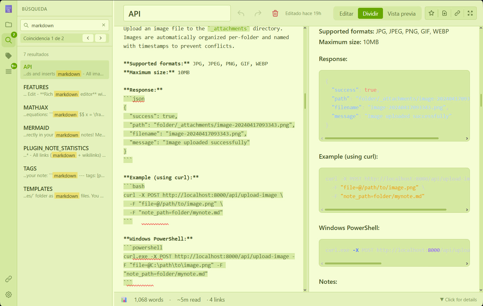 NoteDiscovery screenshot