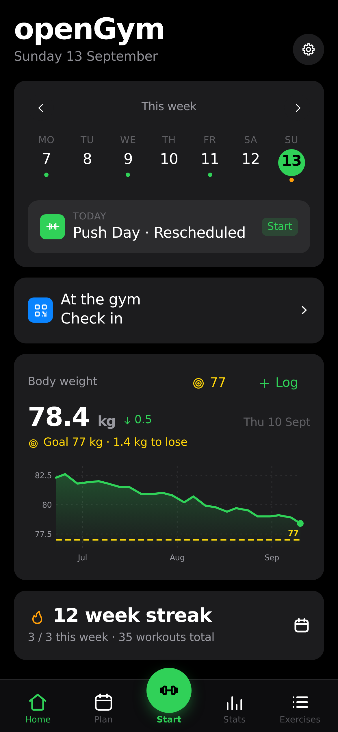 openGym screenshot