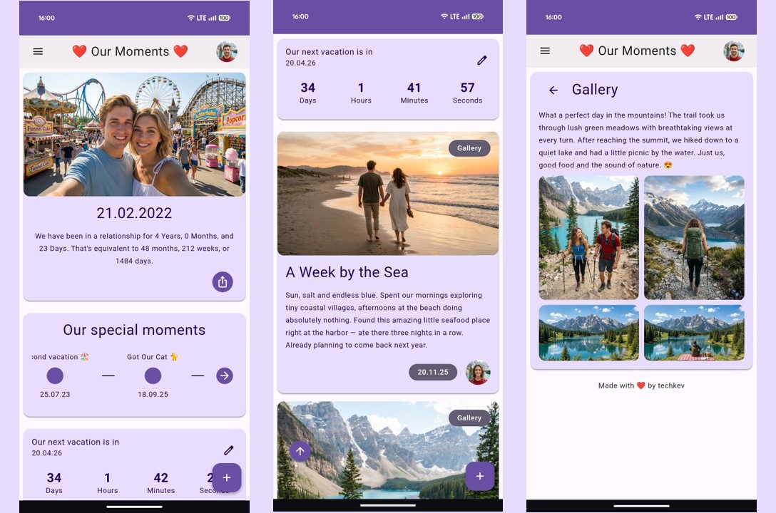 SharedMoments screenshot