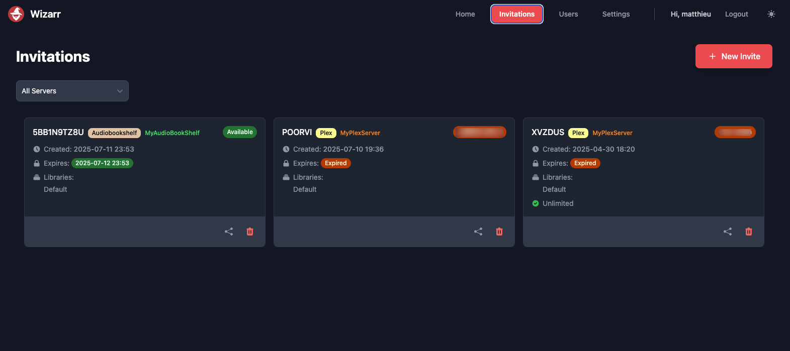 Wizarr screenshot